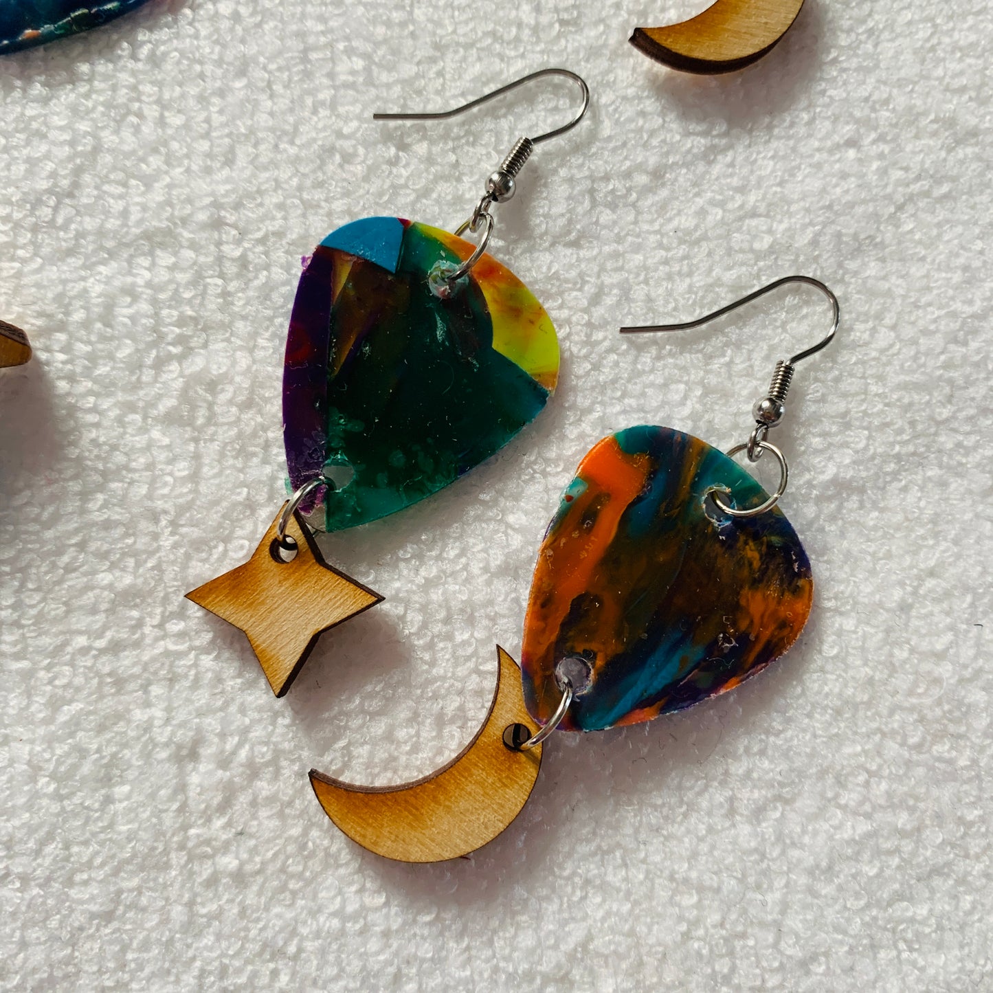 Galaxy Celestial Recycled Plastic Earrings