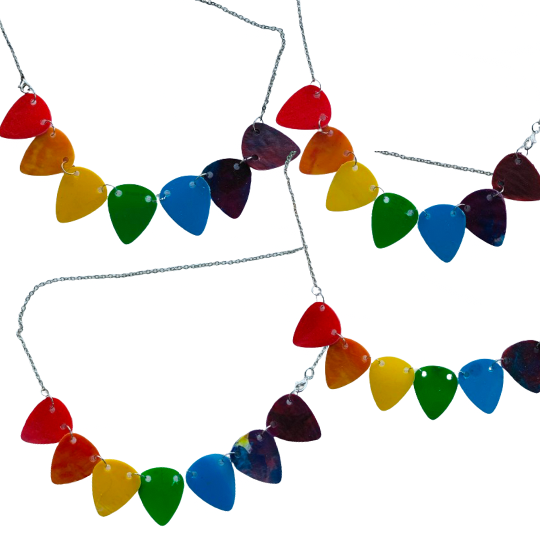 Victoria Recycled Plastic Necklace - Summer Pride