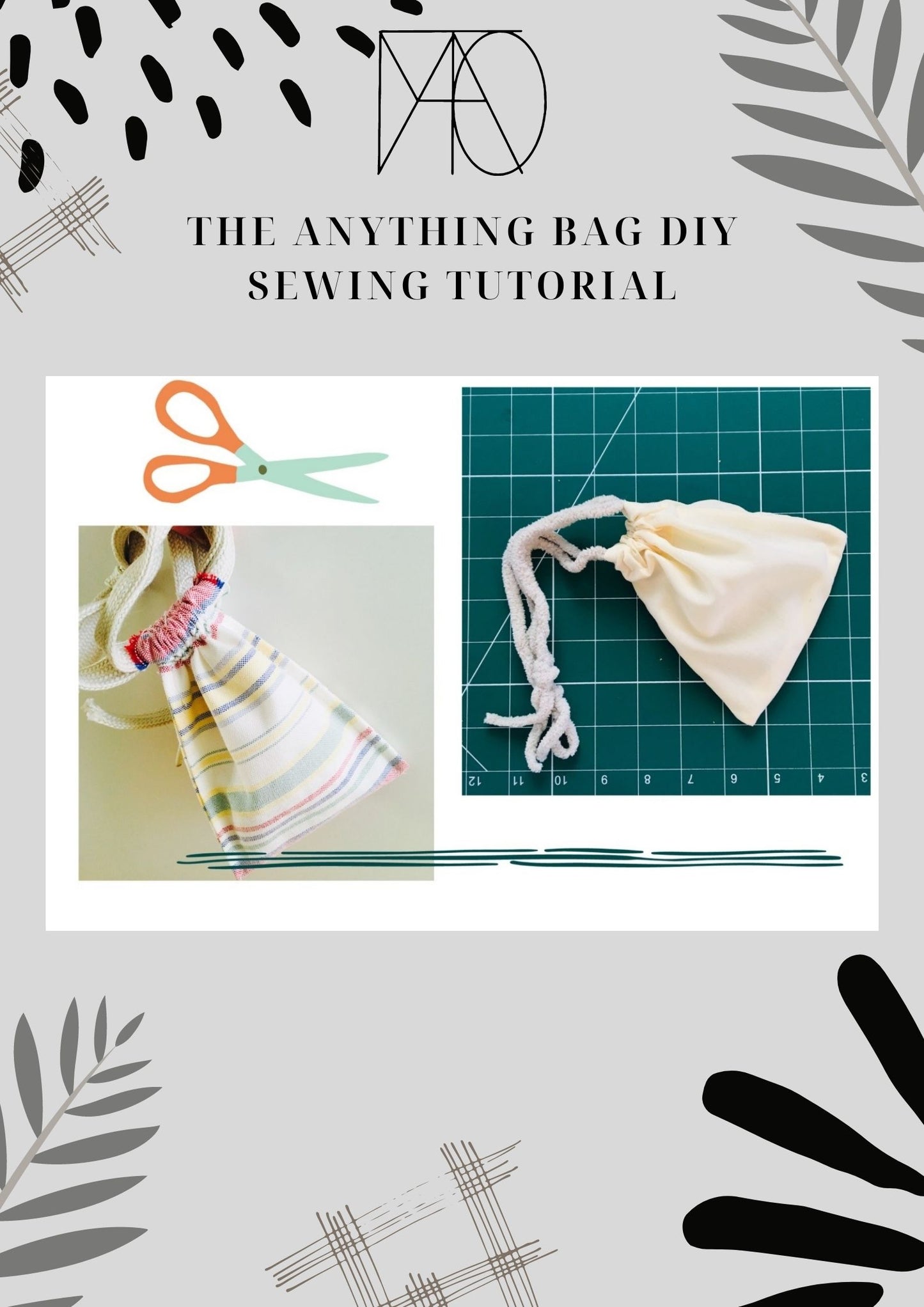 The Anything Bag DIY Free Tutorial