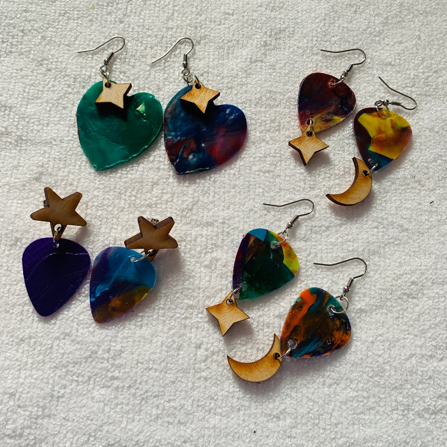 Galaxy Celestial Recycled Plastic Earrings