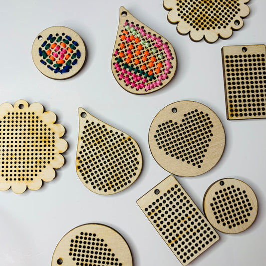 Wooden Embroidery Blanks