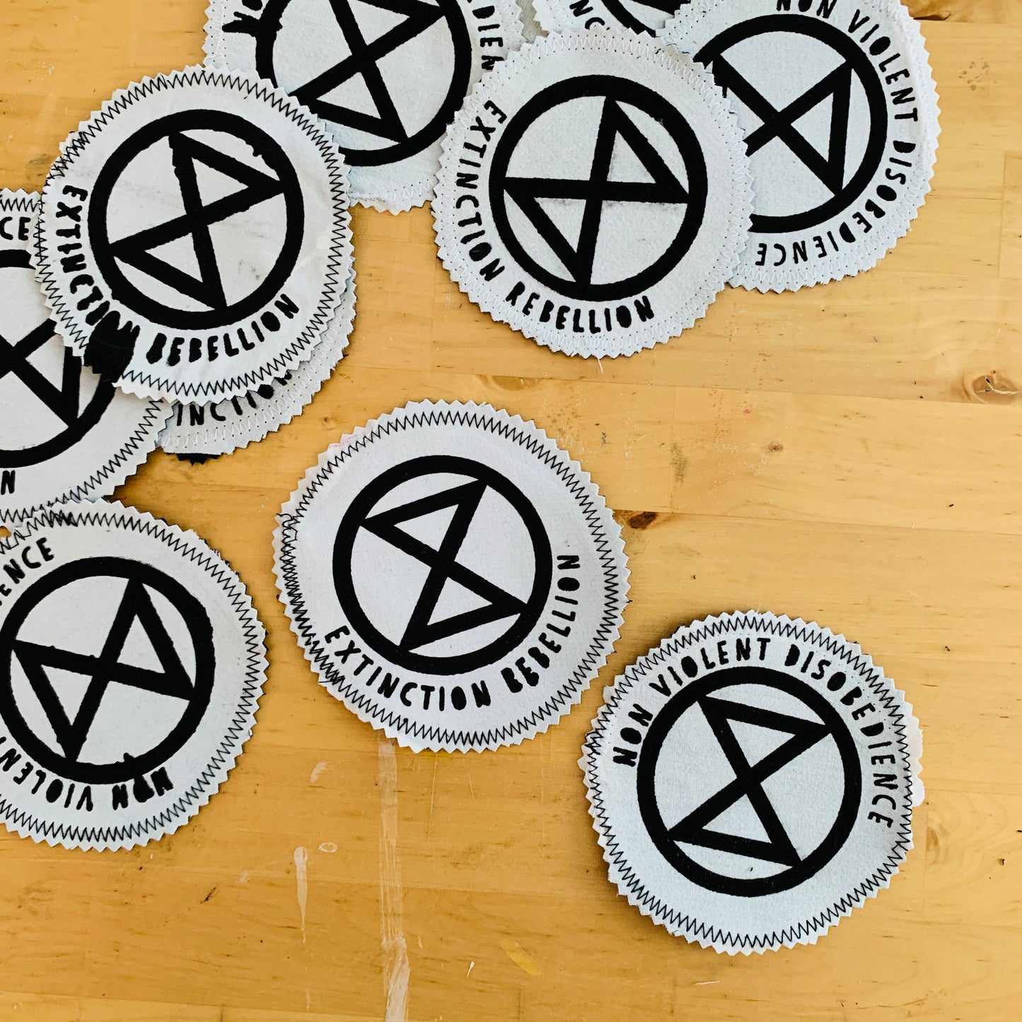EXTINCTION REBELLION sew on patches