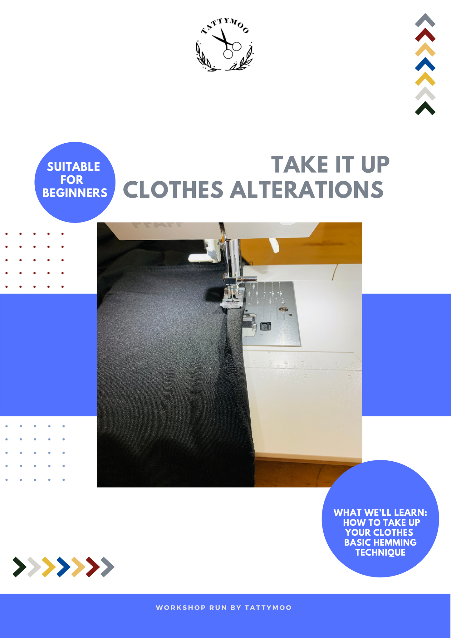 Take it up - Clothing Alterations Sewing Workshop