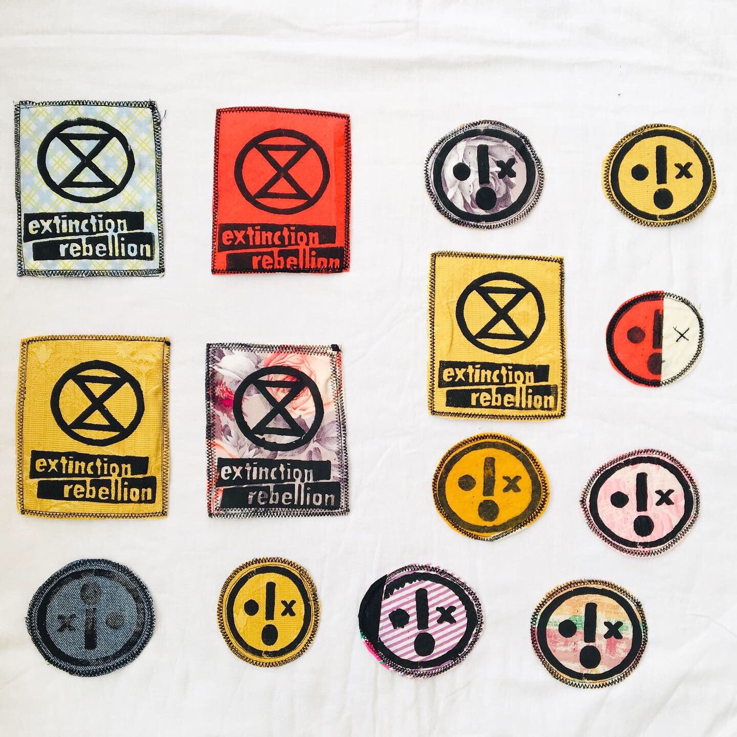 Extinction Rebellion sew on patches