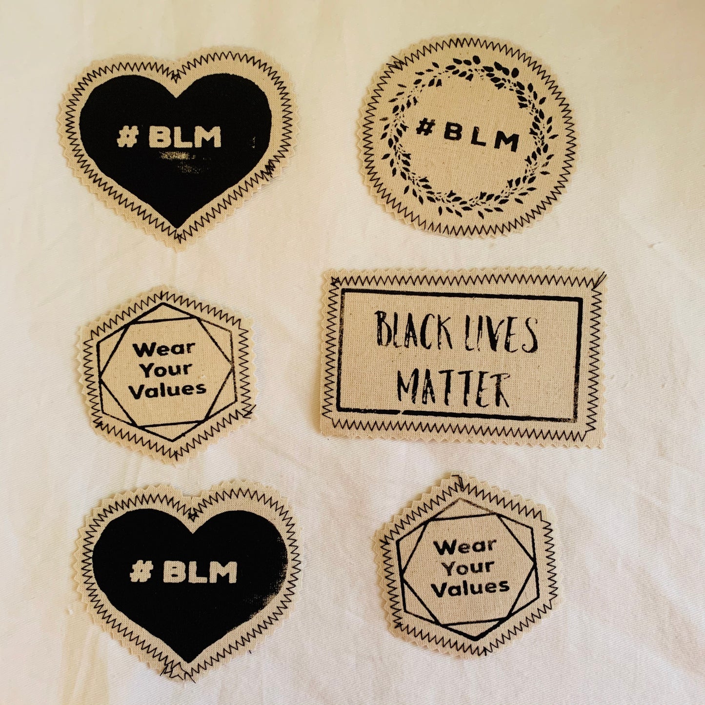 Wear your values sew on patches