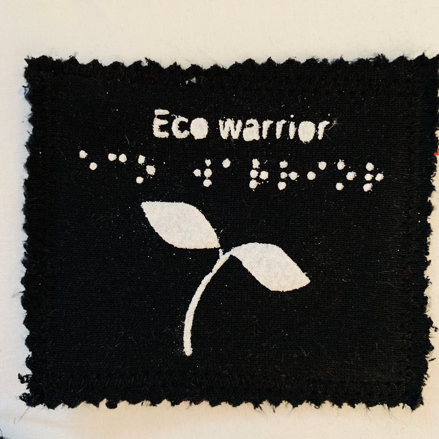 Tactile Braille Sew on Patches